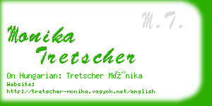 monika tretscher business card